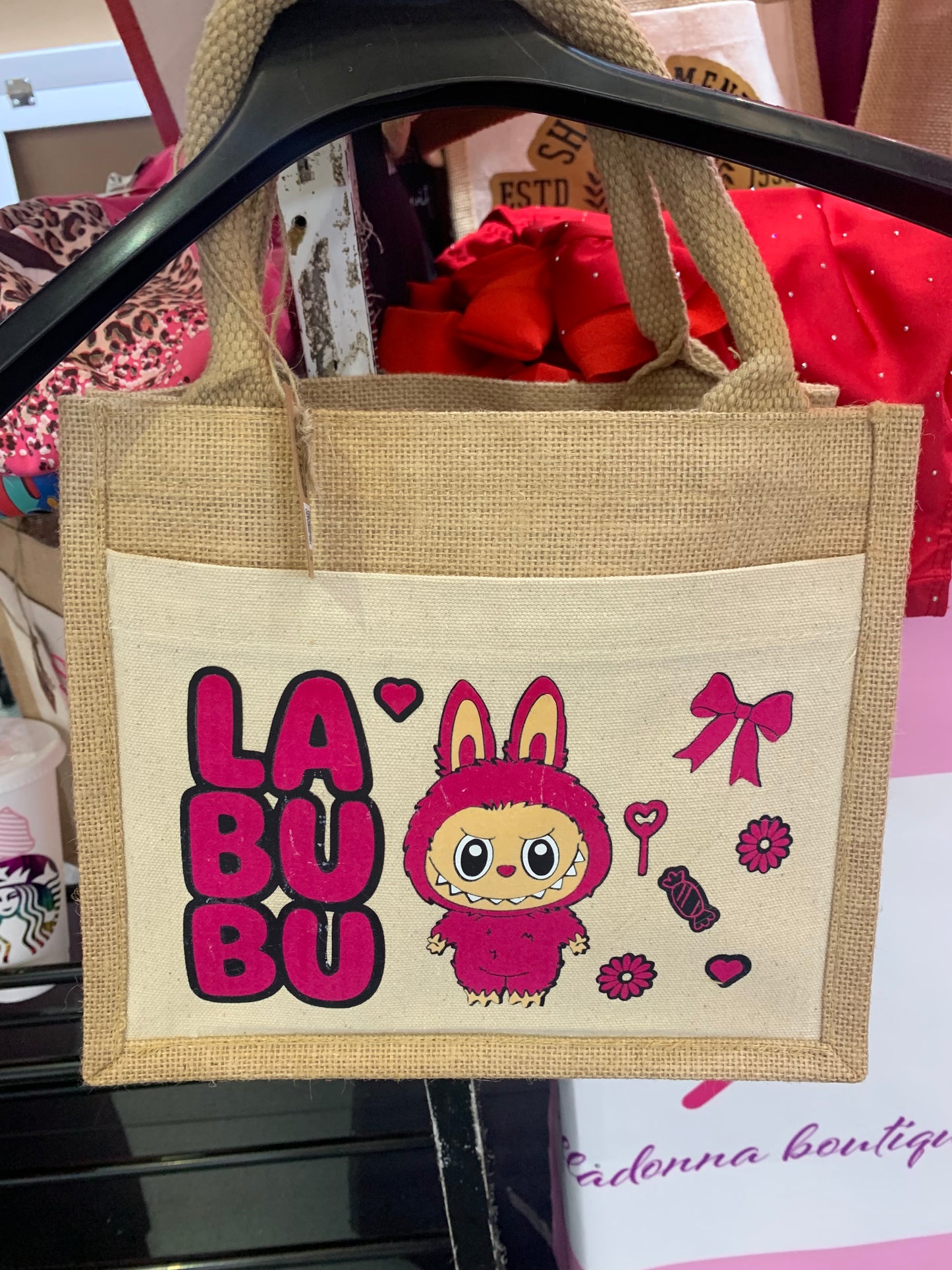 Mini labubu jute 2