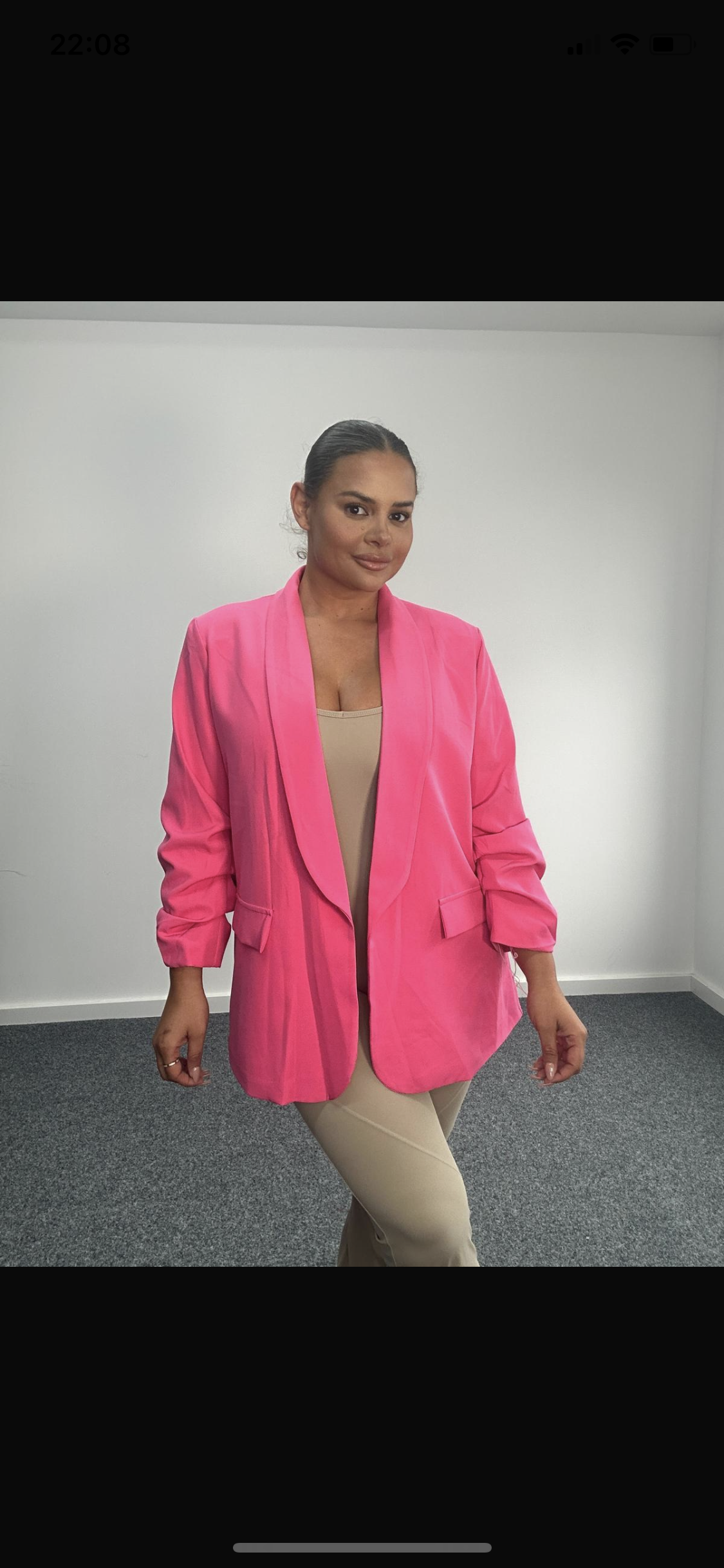 Bella blazer - Hot pink