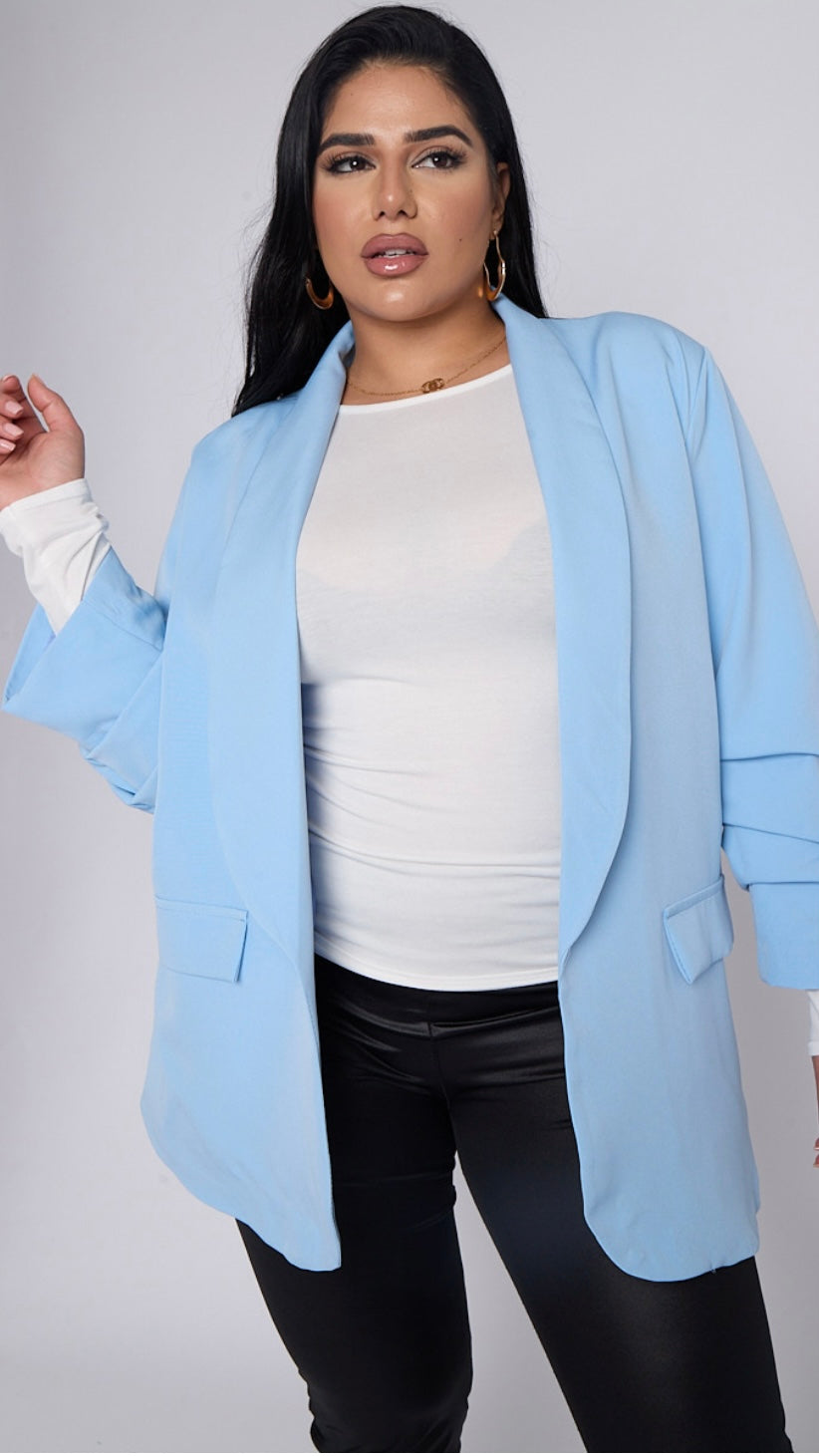 Bella blazer - Pale Blue