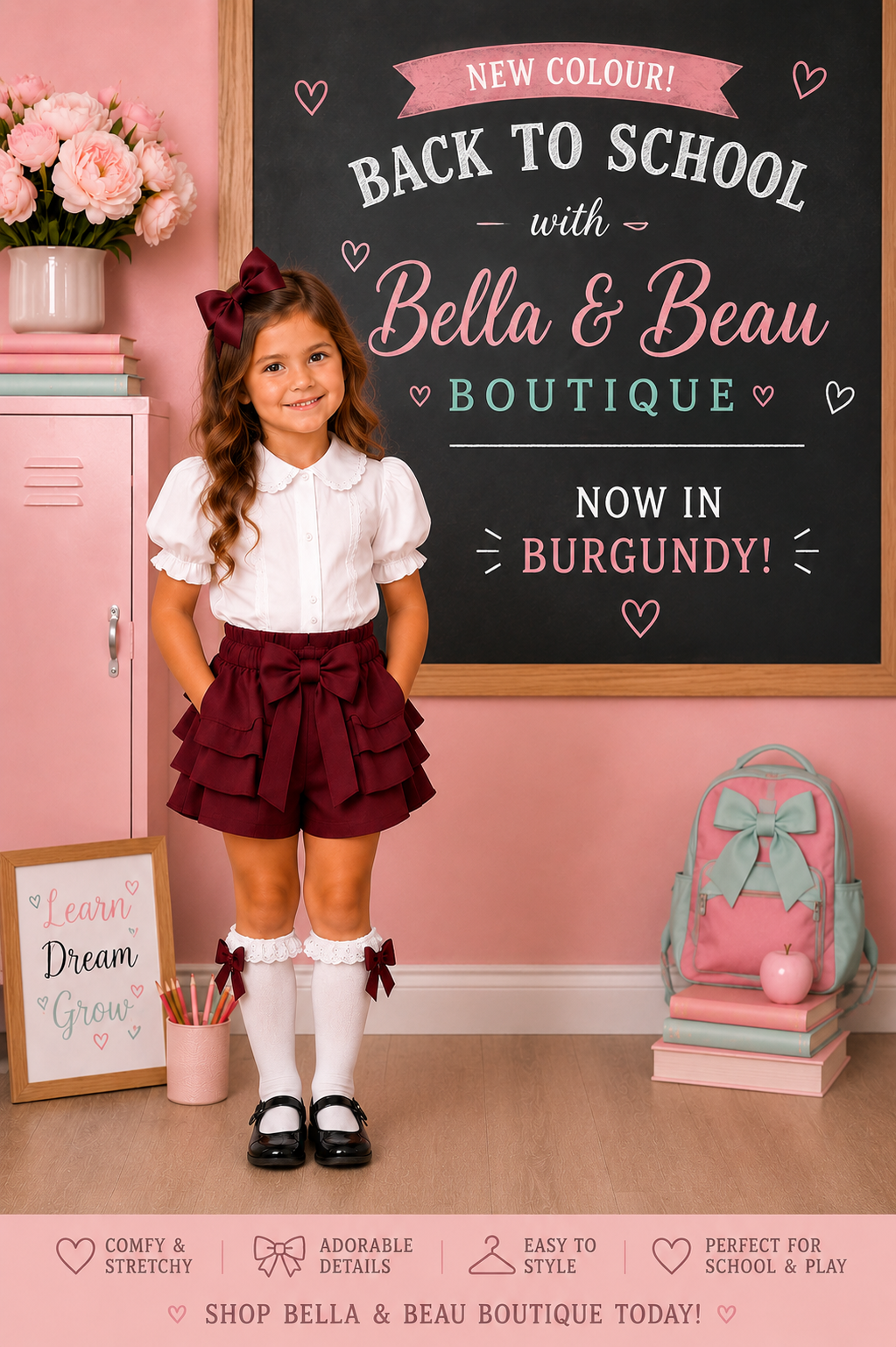 Annie - Burgandy