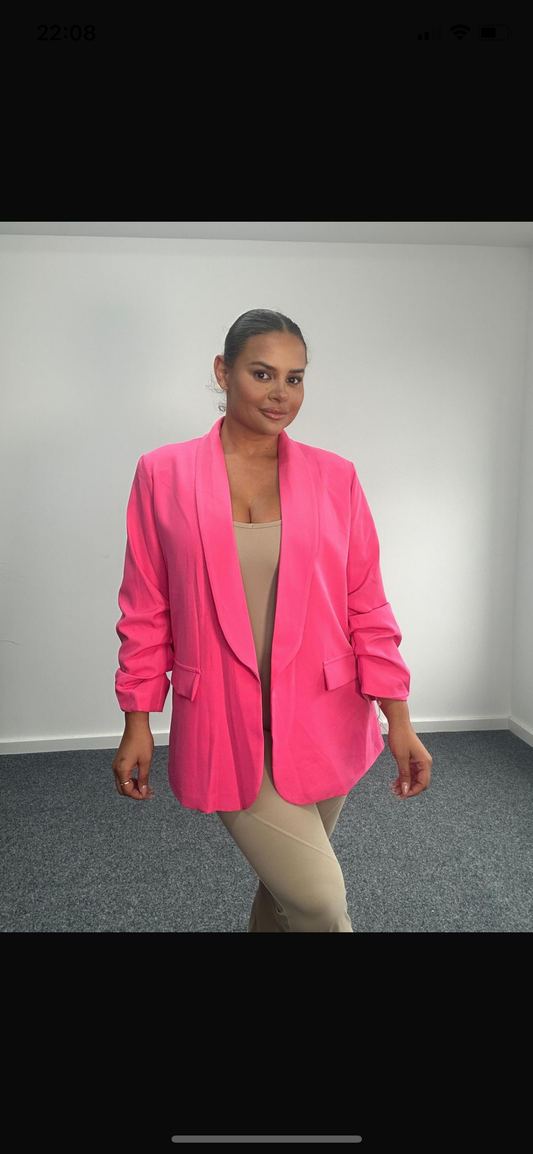 Bella blazer - Hot pink