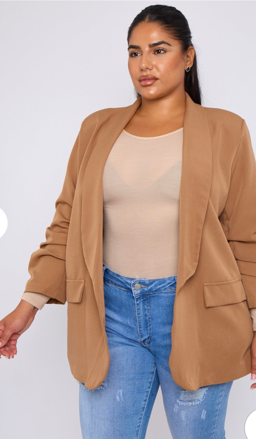 Bella blazer - Tan